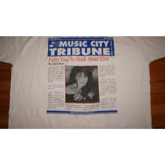 VTG 90s Patty Loveless Music City Tribune When Angels Fly 2XL TShirt USA Made - Picture 5 of 10